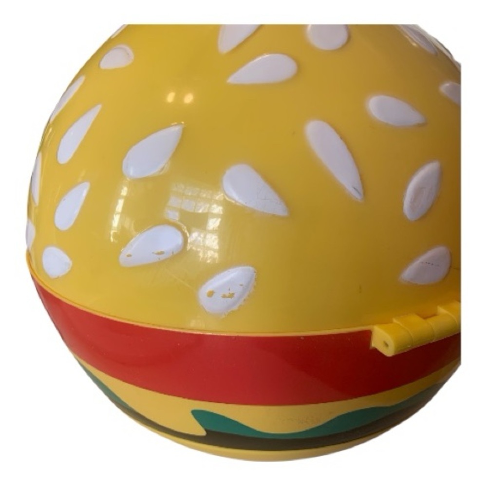 NWT Fun and Adorable Sun Squad Hamburger Grill Caddy Yellow Durable Plastic - Picture 11 of 12